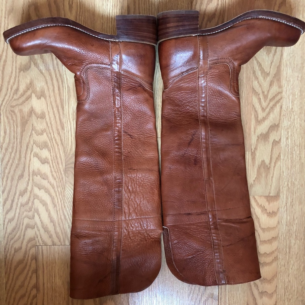 Frye boots campus over the knee